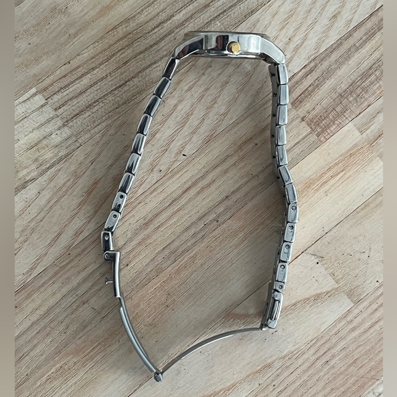 Caravelle by Bulova Ladies Watch Diamonds Black Dial Two Tone Bracelet - Picture 8 of 13